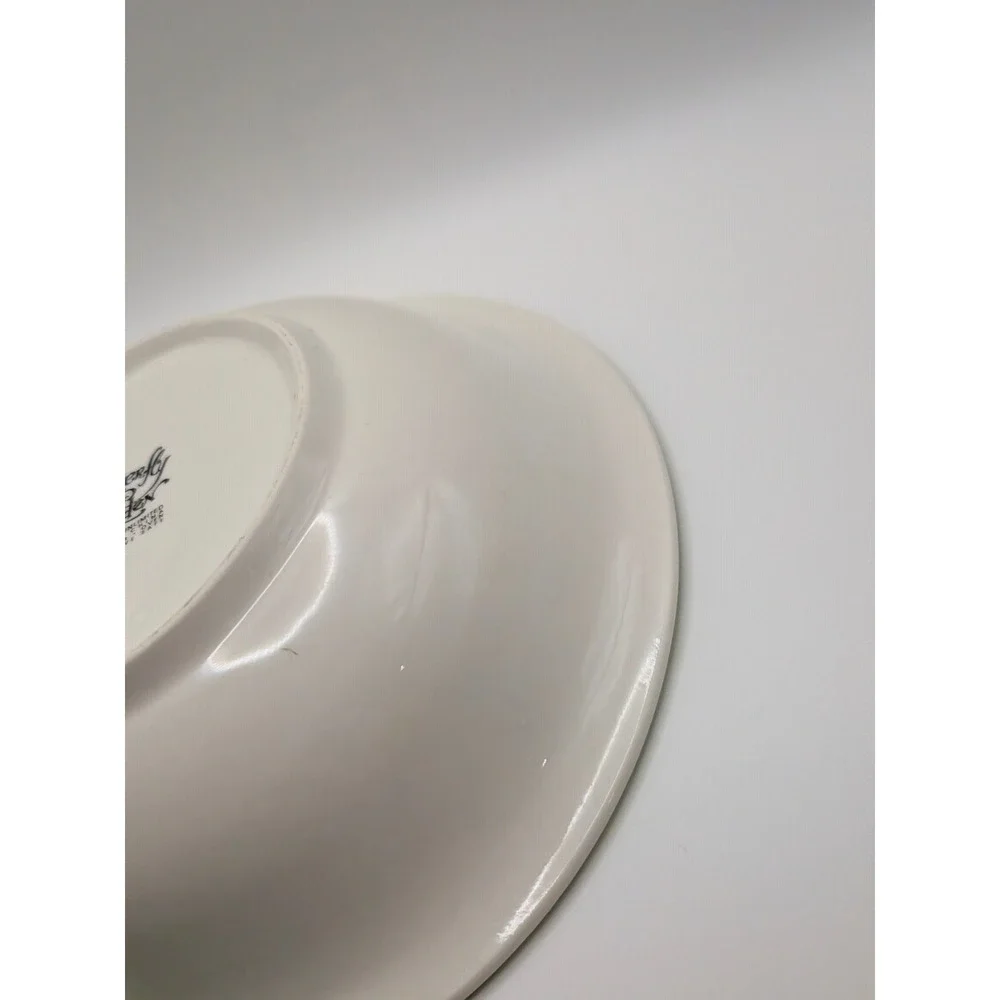 Tabletops Unlimited Butterfly Garden Pasta Bowls Set of 2 Ceramic Cottagecore